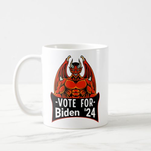 Satan Says Vote For Biden 2024 Coffee Mug