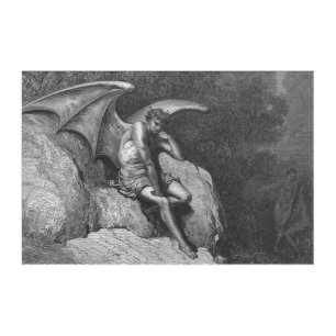 Satan Thinking  Acrylic Print