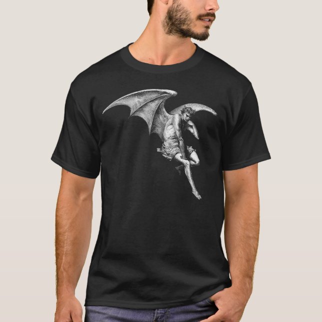 Satan Thinking (on dark shirts) T-Shirt (Front)