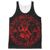 SATANIC BAPHOMET All-Over-Print TANK TOP (Front)