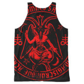 SATANIC BAPHOMET All-Over-Print TANK TOP (Back)