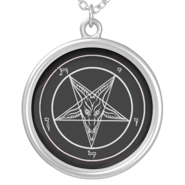 Satanic Baphomet Necklace (Front)