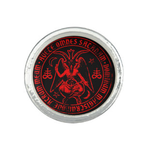 Satanic Baphomet Ring