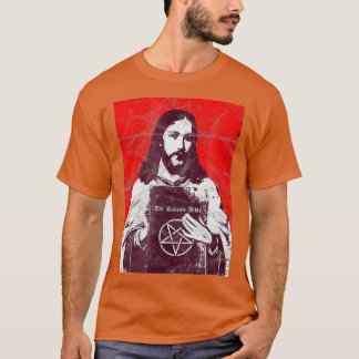 Satanic Bible Jesus - Atheist Death Metal 666 T-Shirt