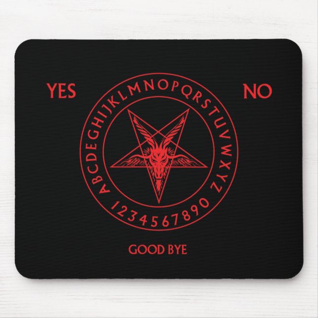 Satanic Divination Mousepad (Front)