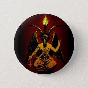 Satanic Goat Button