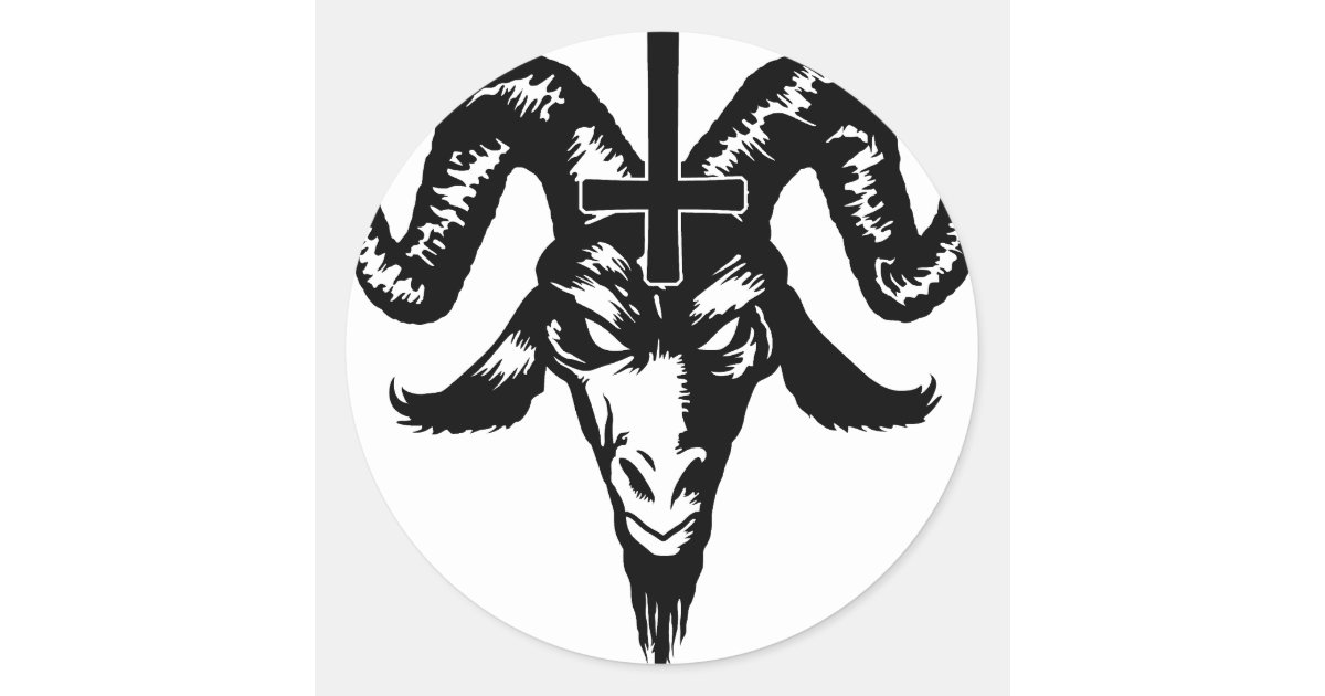 satanic goat skull