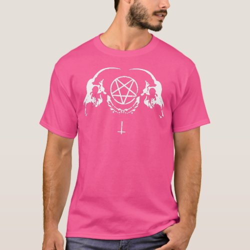 Satanic Goat Skulls  2  T_Shirt