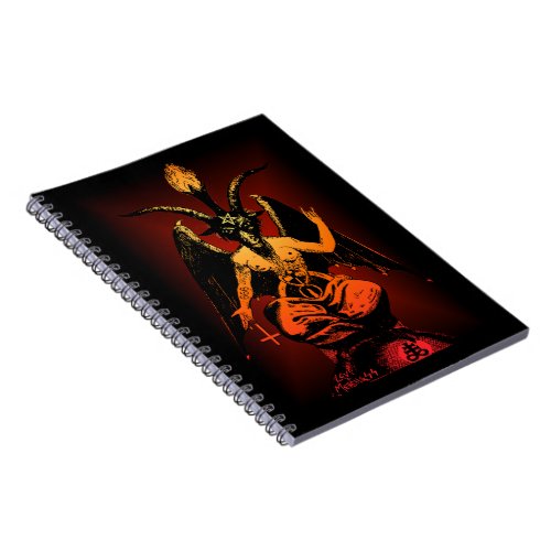 Satanic Goat Spiral Notebook