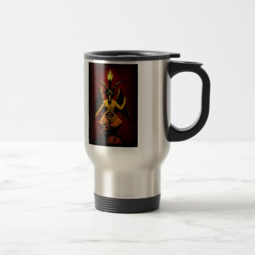 Satanic Goat Travel Chalice Travel Mug