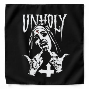 Satanic Nun Tattoos Unholy Bandana