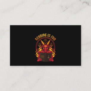 Satanic Pagan Goat Premium Business Card