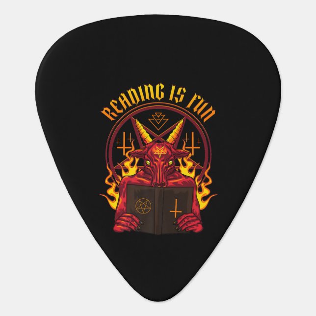 Satanic Pagan Goat Premium Guitar Pick (Front)
