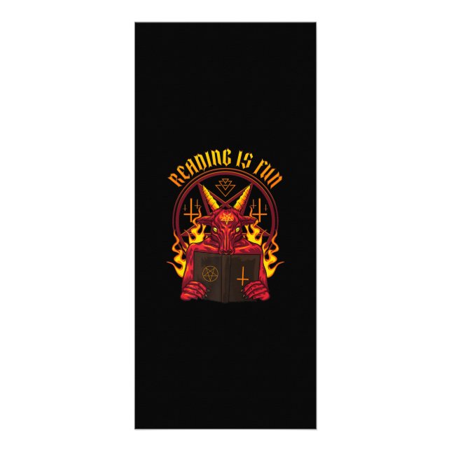 Satanic Pagan Goat Premium Rack Card (Front)