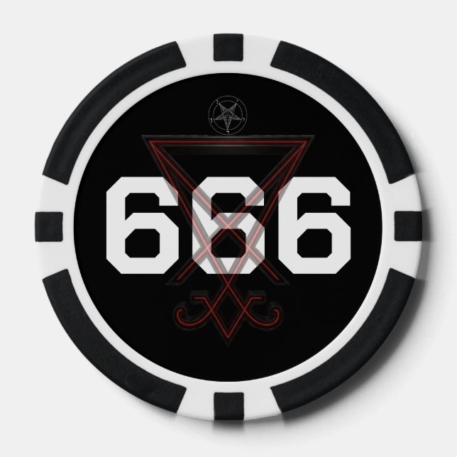 Satanic Poker Chips (Front)