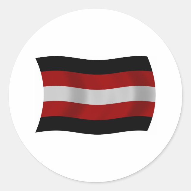 Satanism Flag Sticker (Front)