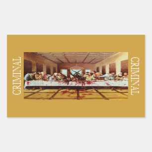 SATANS LAST SUPPER STICKERS