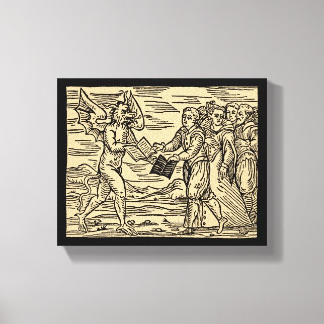 Satan's Witches Swap Texts 8x10 Canvas Print (Front)