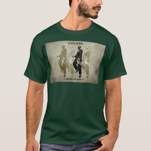 SATCHMO AMERICAN ICON T_Shirt