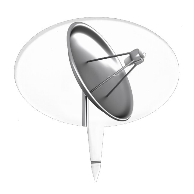 Satelite dish cake topper (Front)