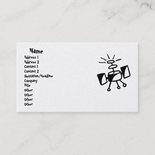Satellite/Communications Business Card