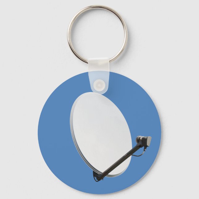 Satellite dish keychain (Front)