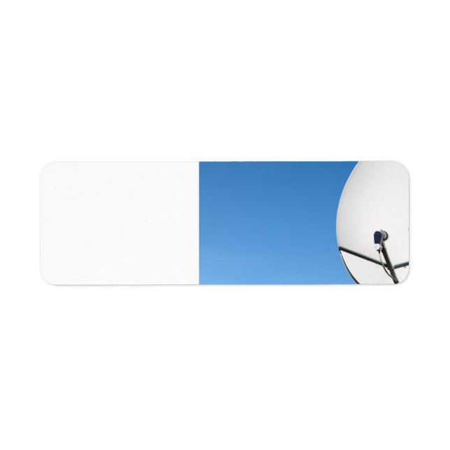 Satellite dish label (Front)