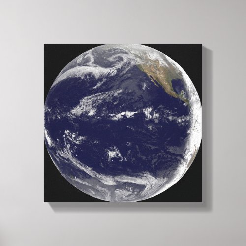 Satellite image of Earth 2 Canvas Print