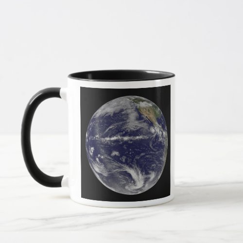 Satellite image of Earth Mug