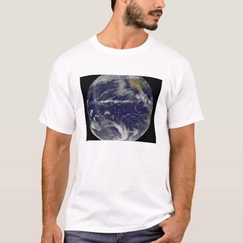 Satellite image of Earth T_Shirt