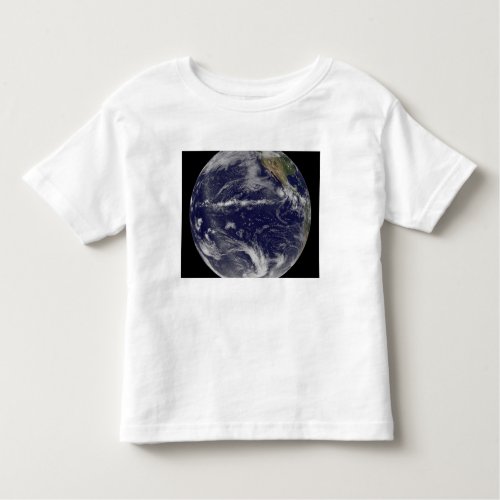 Satellite image of Earth Toddler T_shirt