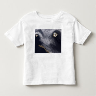 Satellite image of Semisopochnoi Island Toddler T-shirt