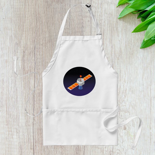Satellite In Space Adult Apron (Creator Uploaded)