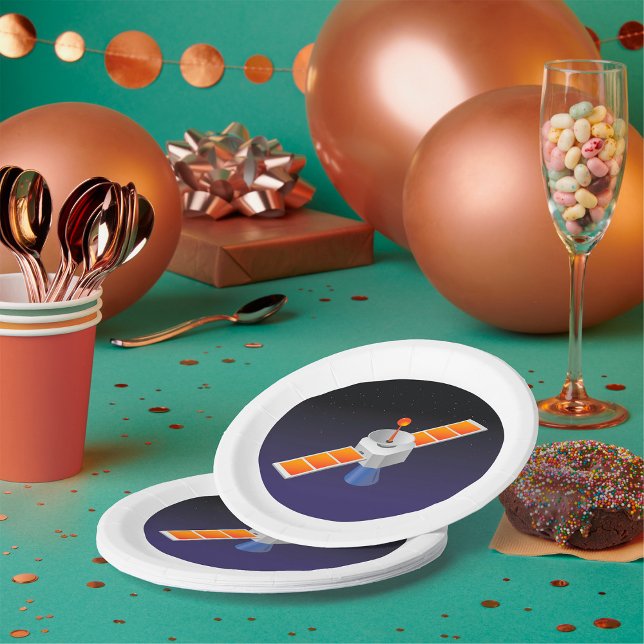 Satellite In Space Paper Plates (Creator Uploaded)