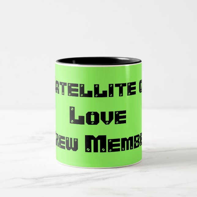 Satellite of Love Crew Member Two-Tone Coffee Mug (Center)