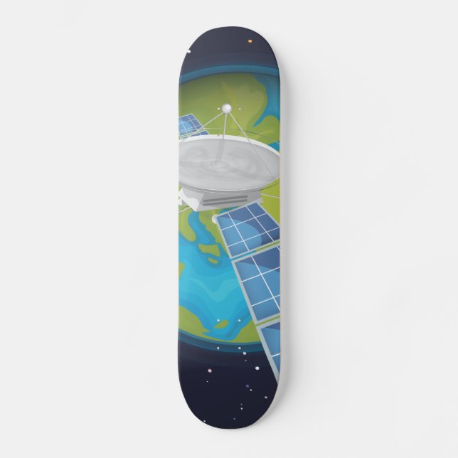Satellite Skateboard Deck (Front)