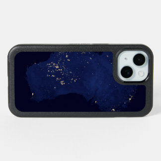 Satellite The Night Lights Of Australia. iPhone 15 Case