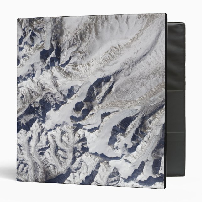 Satellite view of a Himalayan glacier Binder (Front/Inside)