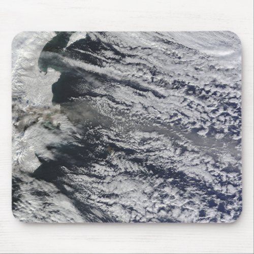 Satellite view of an ash plume 3 mouse pad