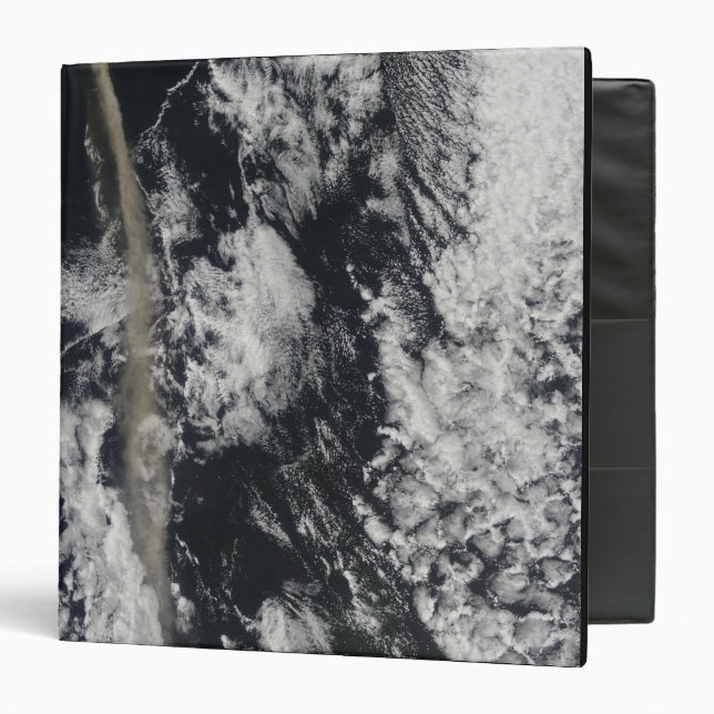 Satellite view of an ash plume 3 ring binder (Front/Inside)