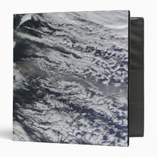 Satellite view of an ash plume 3 ring binder