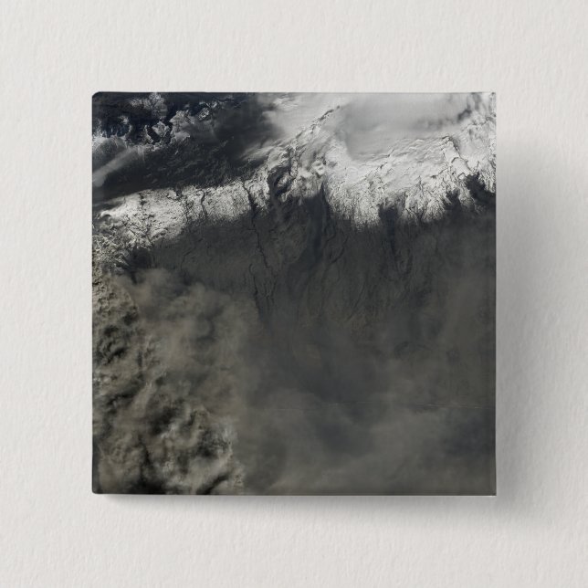 Satellite view of an ash plume 4 button (Front)