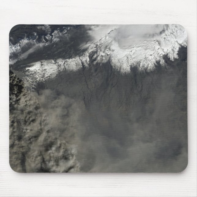 Satellite view of an ash plume 4 mouse pad (Front)