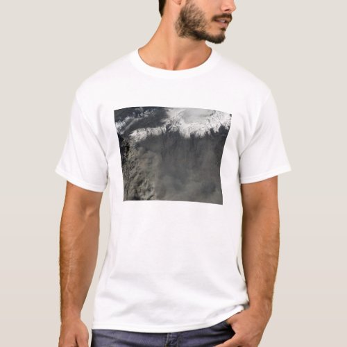 Satellite view of an ash plume 4 T_Shirt