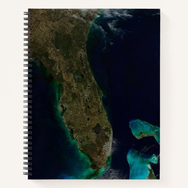 Satellite View Of Florida. Notebook (Front)