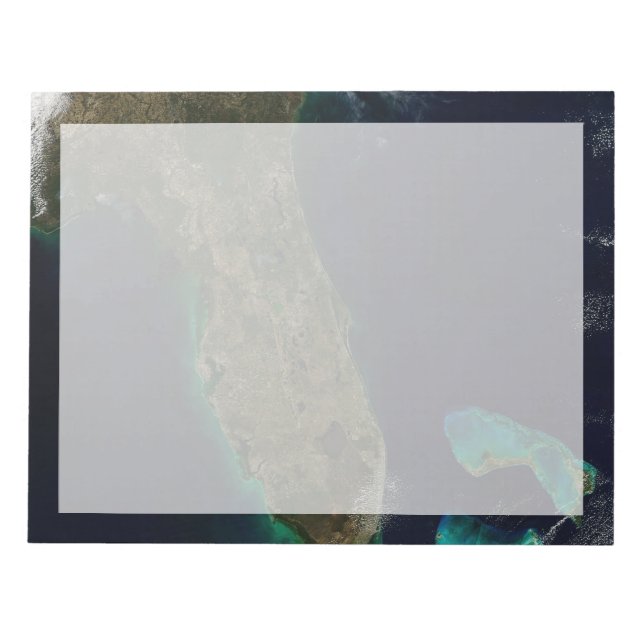 Satellite View Of Florida. Notepad (Front)