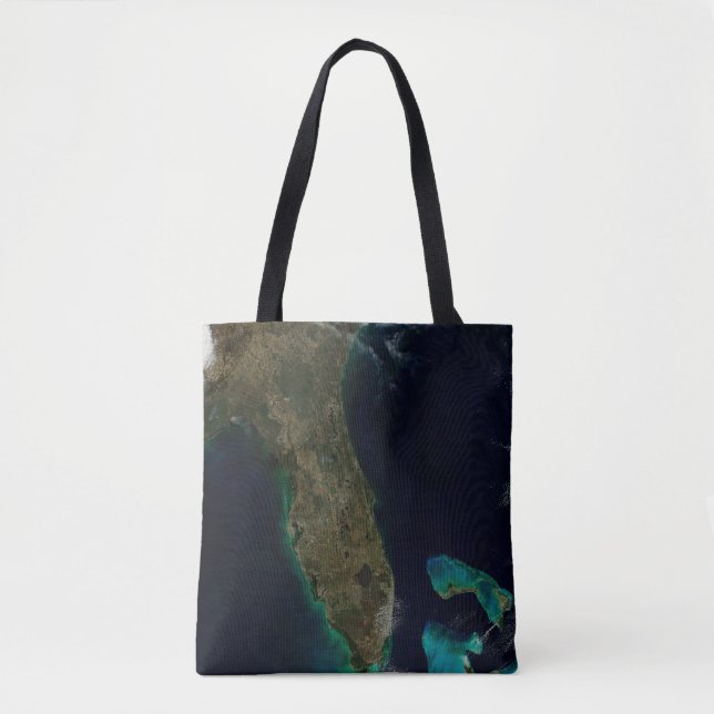 Satellite View Of Florida. Tote Bag (Front)
