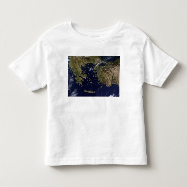 Satellite view of Greece and Turkey Toddler T-shirt (Front)
