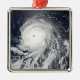 Satellite view of Hurricane Celia Metal Ornament