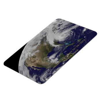Satellite View Of Hurricane Sandy Magnet by galaxyofstars at Zazzle